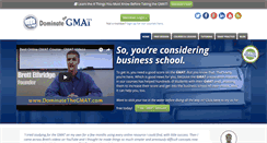 Desktop Screenshot of dominatethegmat.com